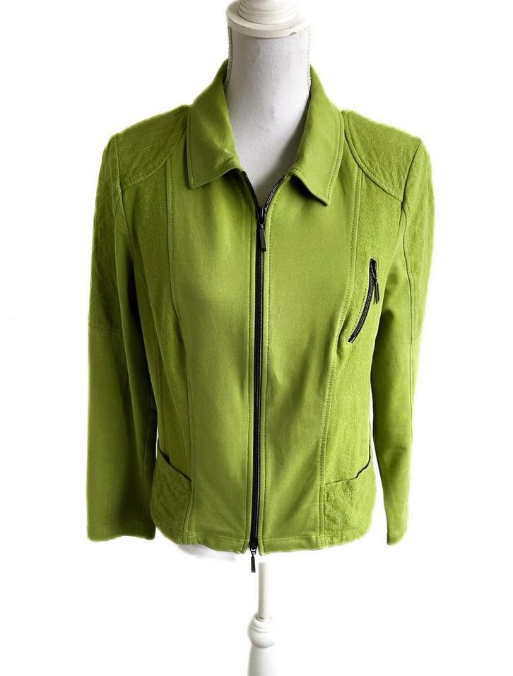 Mooi jasje van Frank Walder 42, Kleding | Dames, Jasjes, Kostuums en Pakken, Zo goed als nieuw, Jasje, Maat 42/44 (L), Groen, Ophalen of Verzenden
