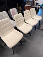Nieuwe crème teddy stoelen set 4 stuks, Ophalen, Wit, Nieuw, Vier