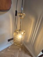 Antieke plafond lamp, Ophalen, Gebruikt, Glas