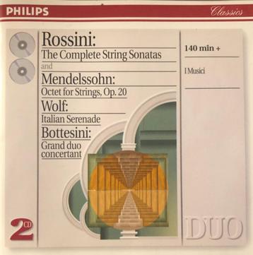 ROSSINI Complete string sonatas 2 - CD I MUSICI PHILIPS DUO beschikbaar voor biedingen