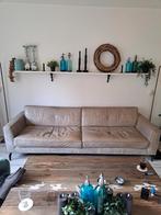 Leren Dyyk bank. 240 lang. 60 diep. Losse kussens., Gebruikt, Driepersoons, 75 tot 100 cm, Ophalen of Verzenden