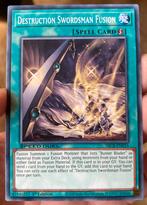 Yu-Gi-Oh! Destruction Swordsman Fusion SBCB 1st Ed !, Verzenden, Zo goed als nieuw, Losse kaart, Foil