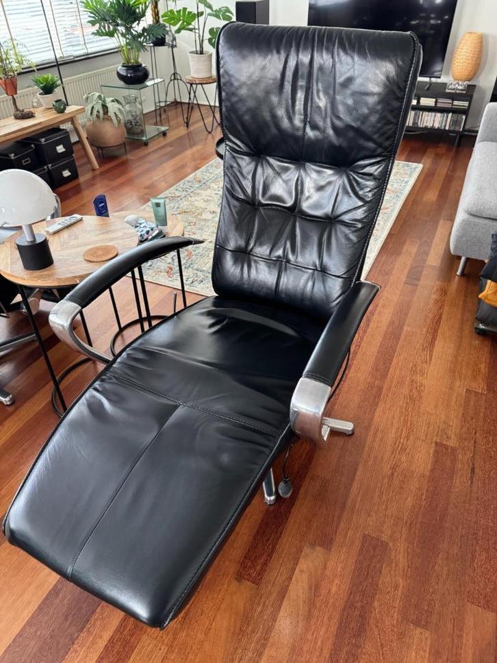 2 Prominent Relax stoelen, Huis en Inrichting, Fauteuils, Gebruikt, Leer, 50 tot 75 cm, Minder dan 75 cm, Ophalen