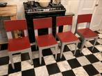 Piet Hein Eek design alu eettafel stoelen, Huis en Inrichting, Stoelen, Ophalen, Gebruikt, Overige kleuren, Design minimalistisch