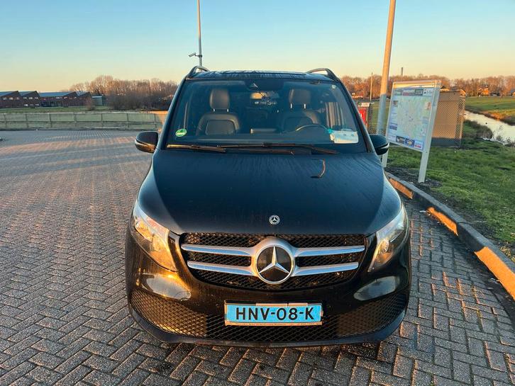 Mercedes-Benz V-Klasse 220 d 163pk 9G-TRONIC 2019 Zwart, Auto's, Mercedes-Benz, Particulier, V-Klasse, Achteruitrijcamera, Adaptieve lichten