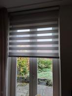 Duo rolgordijnen wit/grijs - 3 stuks, Ophalen, Gebruikt, 100 tot 150 cm, 200 cm of meer