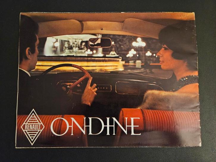 Brochure Renault Ondine 1961, Boeken, Auto's | Folders en Tijdschriften, Zo goed als nieuw, Renault, Ophalen of Verzenden