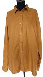 gele linnen blouse van Scotch & soda maat xxl (021022), Kleding | Heren, Overhemden, Ophalen of Verzenden