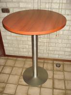 Sta-Tafel met RVS voet, Huis en Inrichting, Tafels | Statafels, Ophalen, Gebruikt