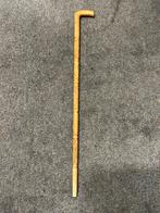 Houtsnijwerk wandelstok lengte 94 cm fijne handgreep, Diversen, Wandelstokken, Ophalen, Gebruikt