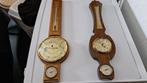 2 oude houten barometers thermometers, Audio, Tv en Foto, Weerstations en Barometers, Ophalen of Verzenden, Gebruikt, Barometer