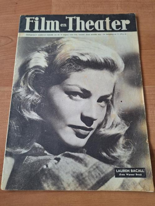 Film en Theater 1947 Lauren Bacall Greta Garbo Deanna Durbin, Boeken, Tijdschriften en Kranten, Gelezen, Muziek, Film of Tv, Ophalen of Verzenden