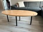 Mooie ovalen Stijgerhouten salontafel, Huis en Inrichting, 100 tot 150 cm, Zo goed als nieuw, Eikenhout, Minder dan 50 cm