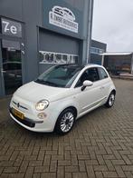 Zeer mooie Fiat 500 automaat 1.2 lounge, Auto's, Stof, 4 cilinders, Electronic Stability Program (ESP), Wit