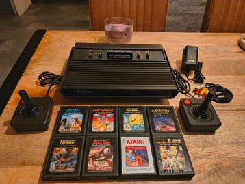 Atari 2600 met AVmod en 8 Games  beschikbaar voor biedingen