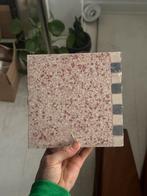 Antieke Terrazzo Tegels Rood, Doe-het-zelf en Verbouw, Vloerdelen en Plavuizen, Ophalen, Gebruikt, Steen of Klei, Minder dan 50 cm