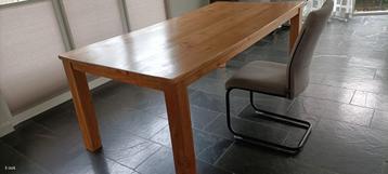 Eetkamertafel licht eiken 200x100 beschikbaar voor biedingen