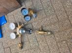 Gasfles druk regelaar, Doe-het-zelf en Verbouw, Gereedschap | Lasapparaten, Ophalen of Verzenden, Zo goed als nieuw, Co2