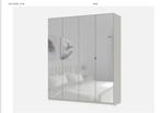 4x spiegeldeur ikea Vikedal 50x229, Ophalen, Zo goed als nieuw, 200 cm of meer