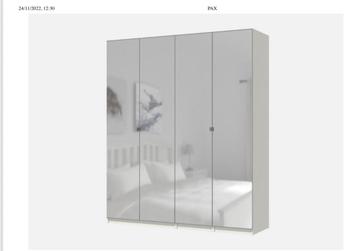 4x spiegeldeur ikea Vikedal 50x229
