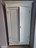 Antieke Brocante kledingkast Kast kinderkamer babykamer, Huis en Inrichting, Kasten | Kledingkasten, 100 tot 150 cm, Grenenhout