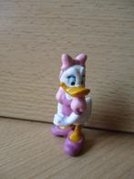 Disney Katrien Duck kunststof poppetje  6cm, Ophalen of Verzenden, Overige figuren, Zo goed als nieuw, Beeldje of Figuurtje