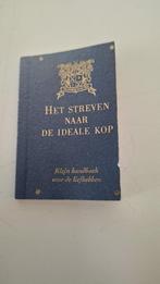 Het streven naar de ideale kop -  miniboekje - Lucas Bols, Ophalen of Verzenden, Zo goed als nieuw, Overige onderwerpen, Vereeniging Lucas Bols