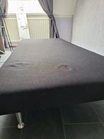 1 persoons boxspring, Huis en Inrichting, Slaapkamer | Boxsprings, Ophalen, 90 cm, Eenpersoons, Zwart