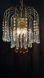 Teardrop lamp Paolo Venini waterval Murano hanglamp, Ophalen, ., Vintage, Zo goed als nieuw