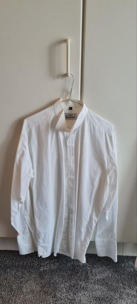 Smoking overhemd, Kleding | Heren, Overhemden, Ophalen of Verzenden, Zo goed als nieuw, Wit, Halswijdte 41/42 (L)