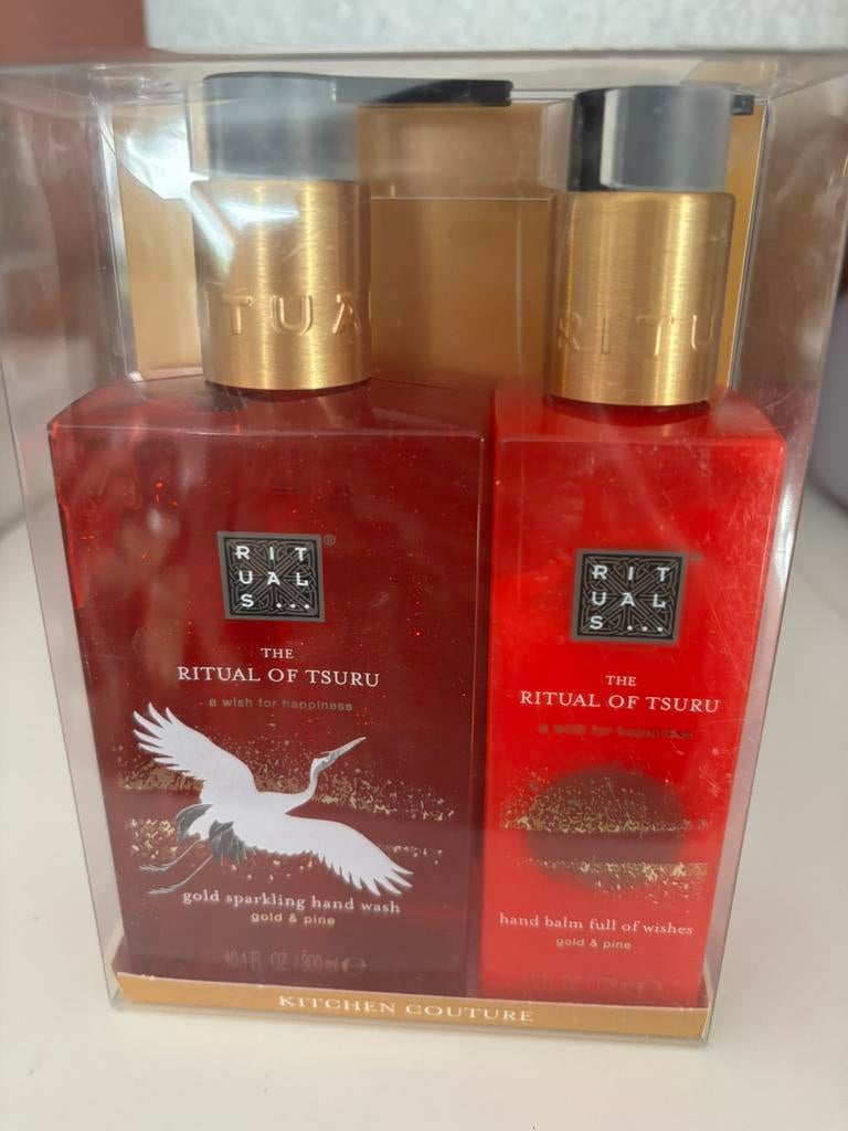 Tsuru handzeepset Rituals, Ophalen of Verzenden, Zo goed als nieuw, Bad & Douche