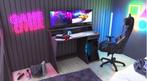 Gaming bureau, zwart, Ophalen, Zo goed als nieuw, Bureau