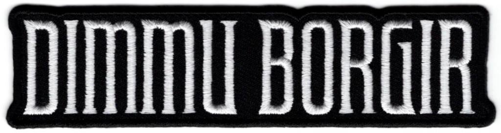 Dimmu Borgir stoffen opstrijk patch embleem #2, Verzenden, Nieuw, Kleding