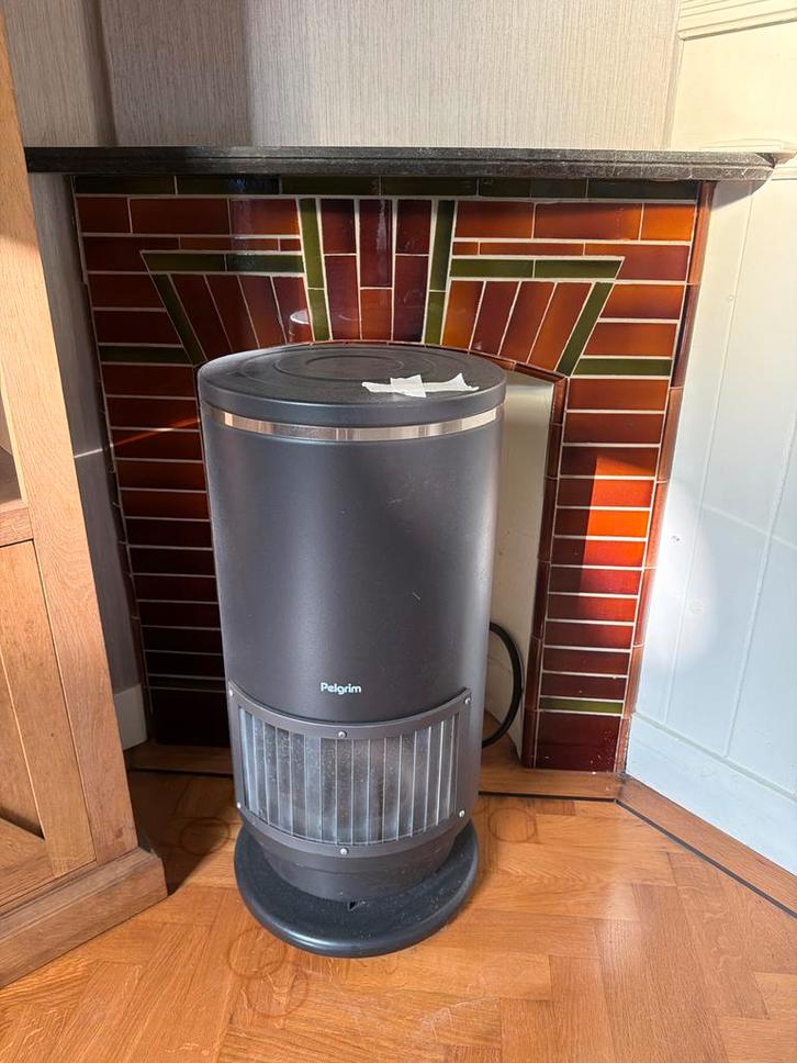 Pelgrim Bambino 70T T18 Zwart gaskachel, Huis en Inrichting, Kachels, Gebruikt, Vrijstaand, Gaskachel, Gas, Ophalen