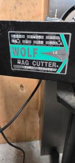 Wolf Rag Cutter - Industriële Stoffensnijder, Ophalen of Verzenden