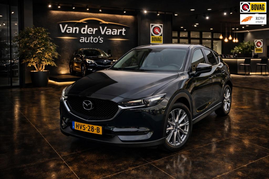 Mazda CX-5 2.5 SkyActiv-G 194 AUTOMAAT NAVI LMV CLIMA, Auto's, Mazda, Euro 6, 4 cilinders, 2000 kg, Zwart
