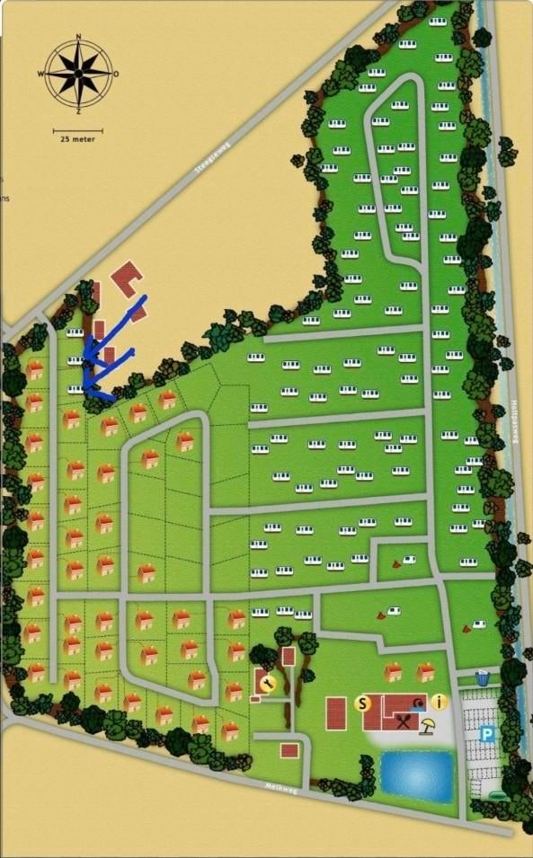 Te koop 2 kavels eigen grond 230m2 en 210m2  caming byvanck, Huizen en Kamers, Recreatiewoningen te koop