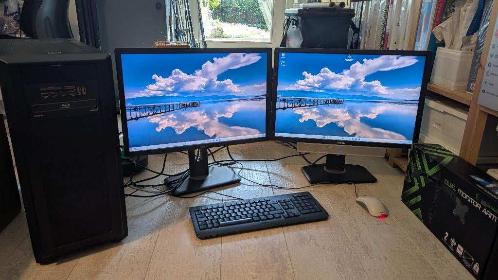 Game PC met 2 monitoren en GeForce GTX 1080 Ti, Computers en Software, Desktop Pc's, Gebruikt, Zelf gebouwde pc, Virtual Reality