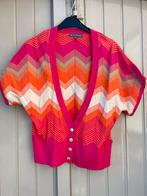 Stijlvol vestje in oranje/fuchsia/zand van IVY & YOU, maat M, Ophalen of Verzenden, Zo goed als nieuw, Maat 38/40 (M)