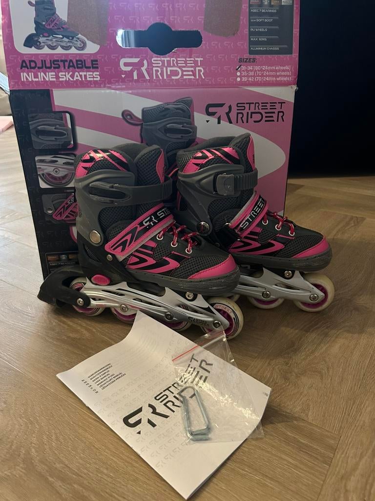 Skeelers, Kinderen en Baby's, Speelgoed | Buiten | Rolschaatsen, Ophalen, Verstelbaar, Gebruikt, Kinderen