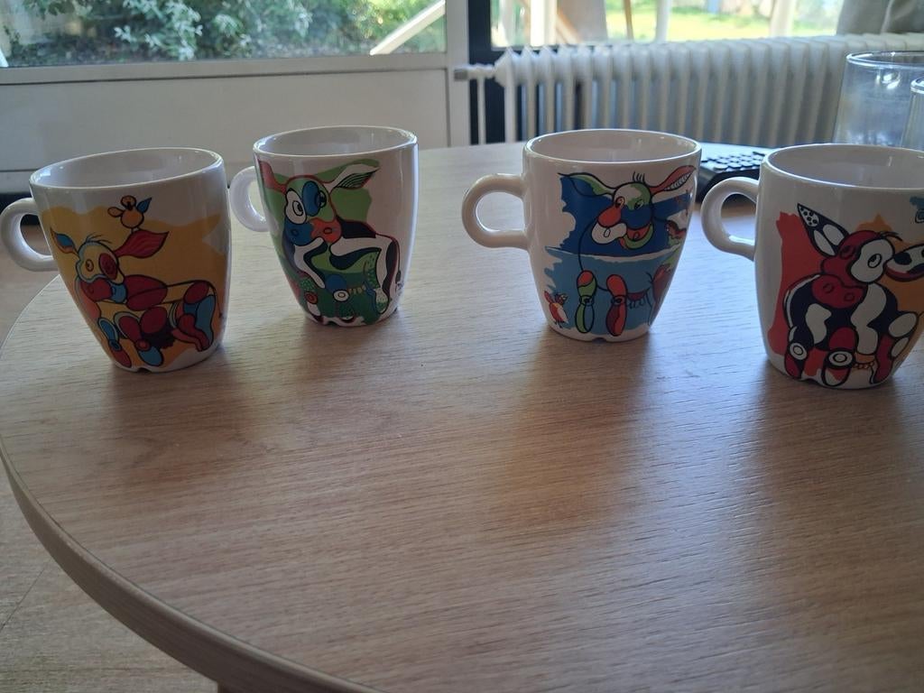 Douwe Egberts mokken, Ophalen of Verzenden, Zo goed als nieuw, Overige stijlen, Kop(pen) en/of Schotel(s)