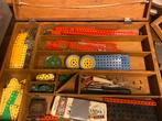 Vintage Meccano/Merkur constructie speelgoed met boekjes, Ophalen, Gebruikt, Materiaal