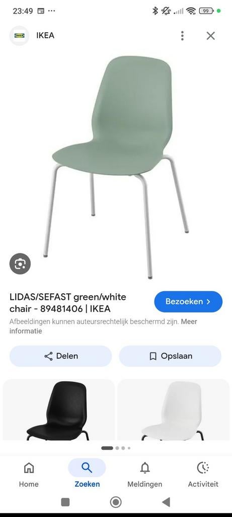 Gezocht ikea lidas, Ophalen of Verzenden, Zo goed als nieuw, Wit, Eén