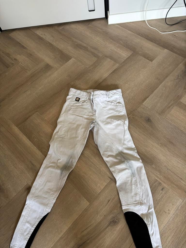 Equiline witte rijbroek IT 44 / 38/40, Dressuur, Zo goed als nieuw, Dames, Onderkleding