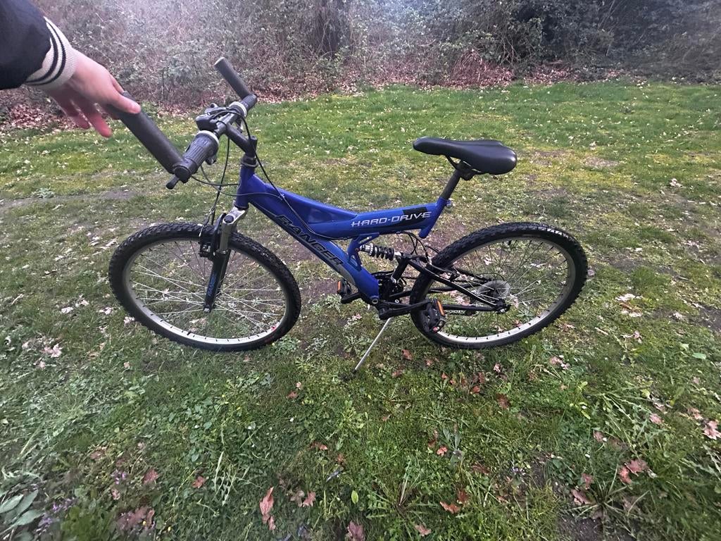 Blauwe Mountainbike Ranger Hard-Drive met vering, Fietsen en Brommers, Gebruikt, 49 tot 53 cm, Ophalen, Overige merken