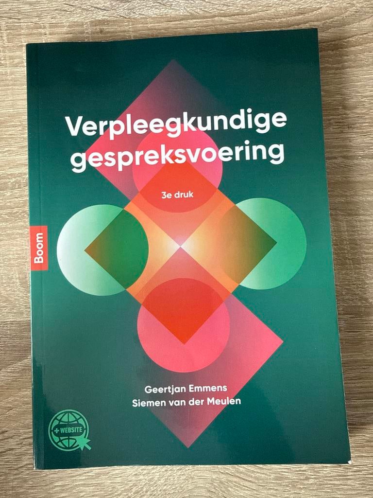 Verpleegkundige Gespreksvoering - 3e druk, Boeken, Studieboeken en Cursussen, Ophalen of Verzenden, Gamma, Zo goed als nieuw, HBO