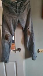 Jack en Jones spijkerbroek  worn-out, Blauw, W32 (confectie 46) of kleiner, Ophalen of Verzenden, Gedragen