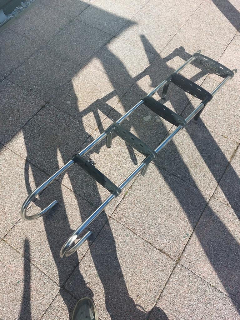 Rvs zwemtrap   60€, Ophalen, Zeilboot of Motorboot