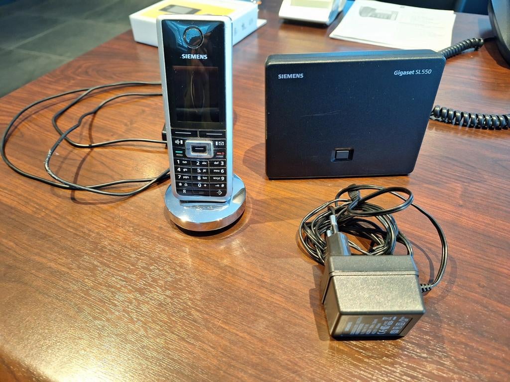 Siemens Gigaset SL550 draadloze telefoon met basisstation, Ophalen of Verzenden, Gebruikt, 1 handset