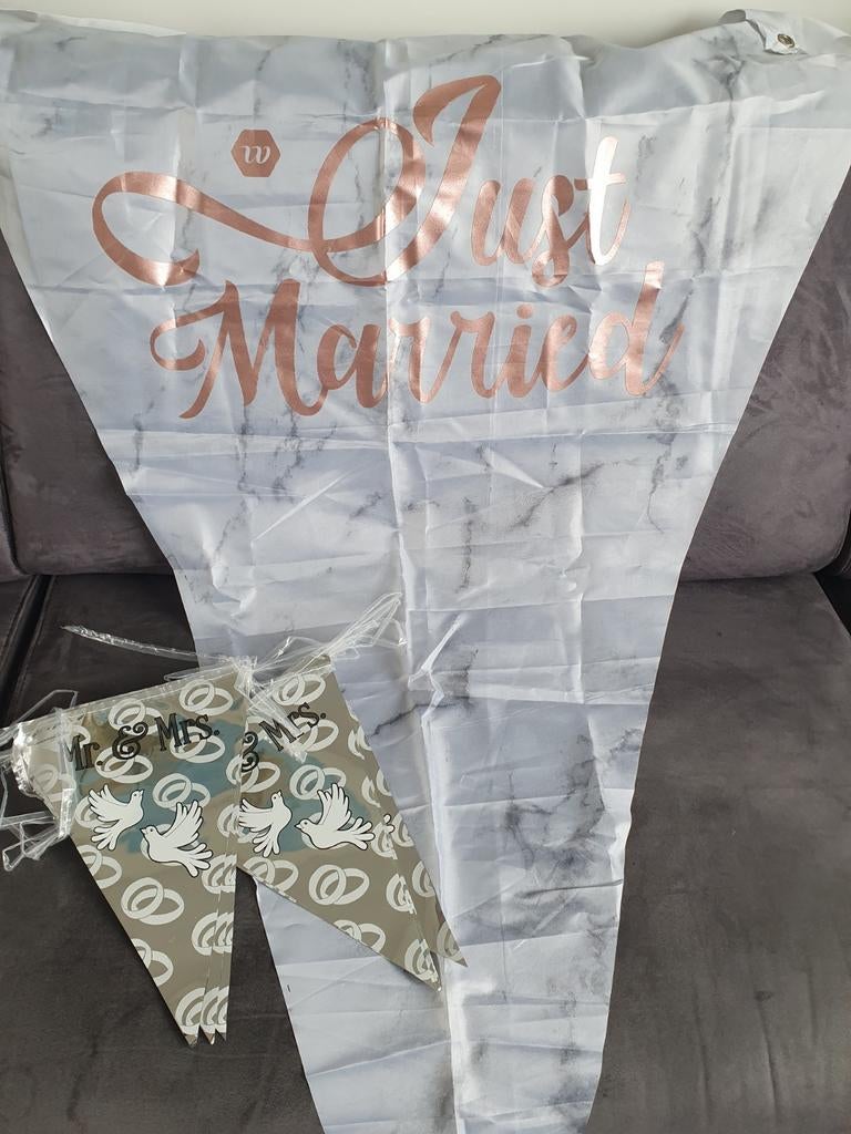 Bruiloft versiering, Ophalen of Verzenden, Zo goed als nieuw